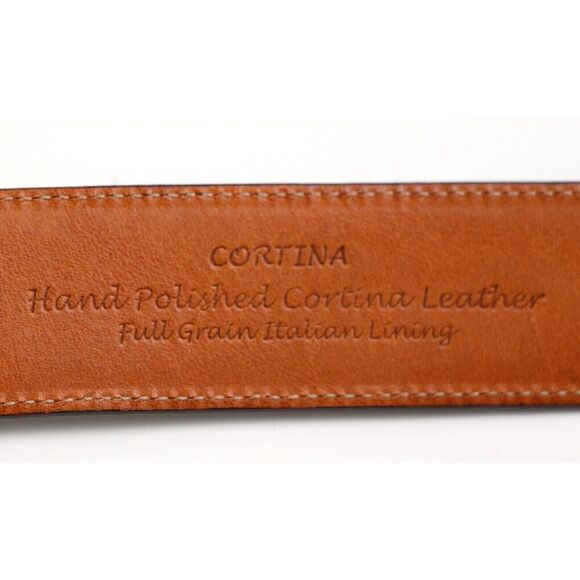 Trafalgar BROWN GENUINE LEATHER 1 1/8"Wd CASUAL DRESS MEN'S BELT Sz 42/105 (X11 - Picture 8 of 15